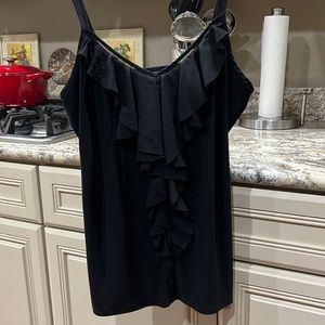 Black spaghetti strap top